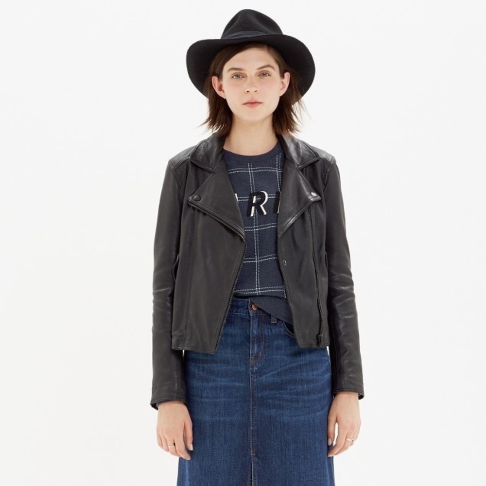 Madewell Perfect Leather Motorcycle Jacket